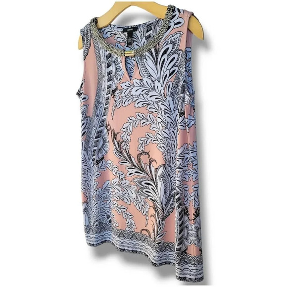 Alfani Women’s Career Formal Front cut Sleeveless Shift Short Dress - Medium - Picture 4 of 9